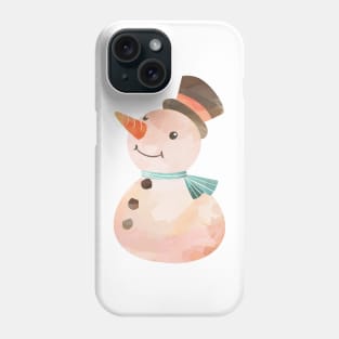 funny snowman Phone Case