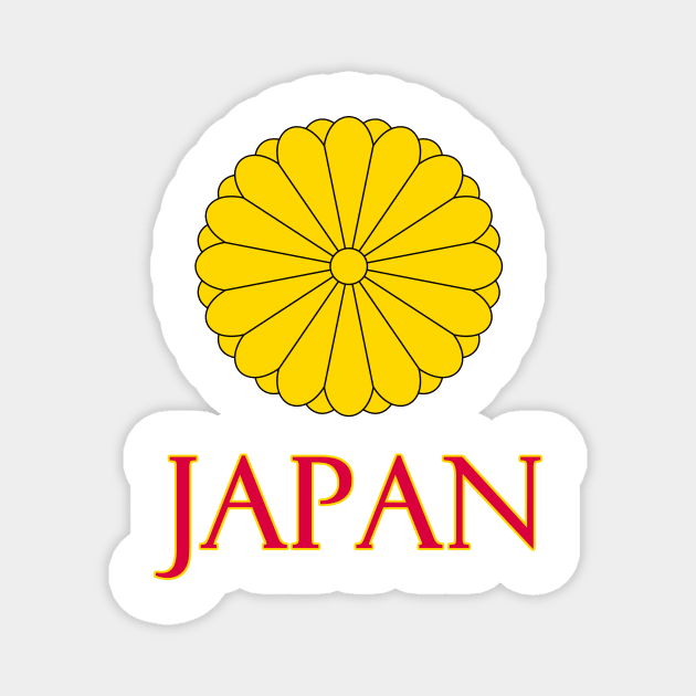 Japan - Japanese Imperial Seal Design Magnet by Naves