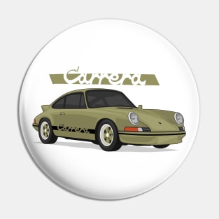 911 Carrera Rs 1972 Army Pin