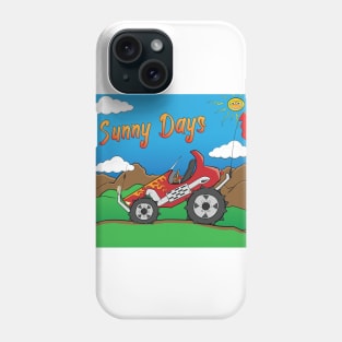 Sunny Days Red Offroad 4x4 Rock Crawler Truck Phone Case