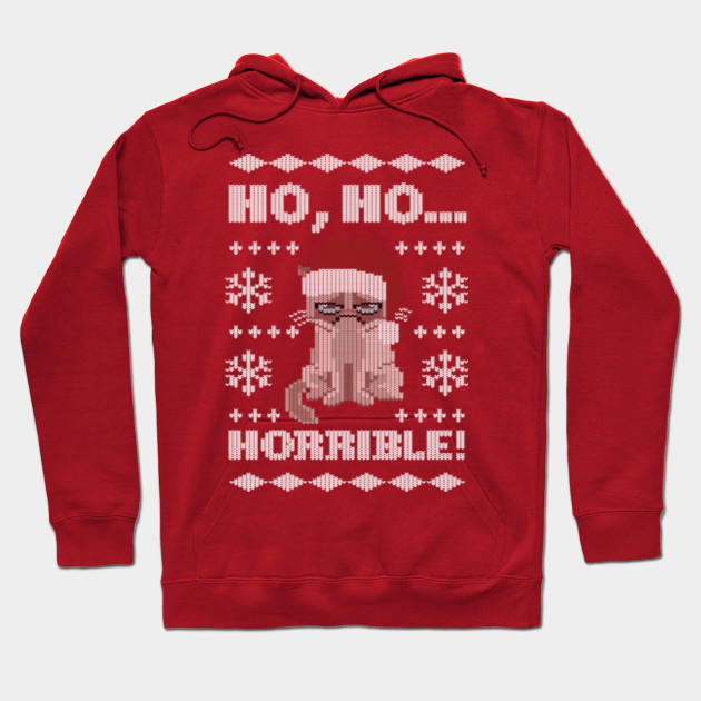 Grumpy Cat Christmas Grumpy Cat Ugly Christmas Sweater Hoodie