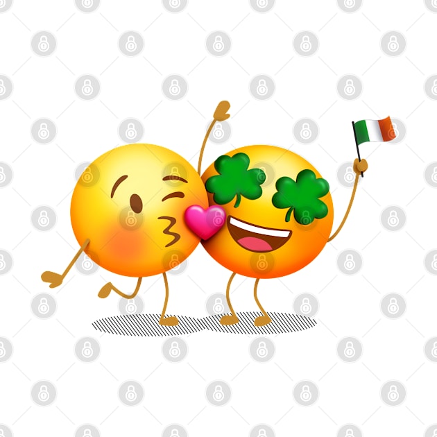 Kiss Me I'm Irish Emojis by 513KellySt