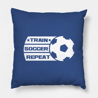 Train Soccer Repeat championship shirt Pillow