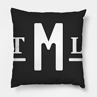 This Motorcycle Life 'TML' Disk Pillow