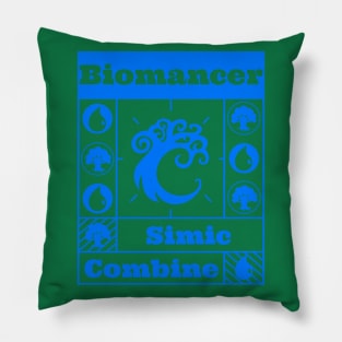 Simic Combine | Biomancer| MTG Guild Blue on Green EXP Design Pillow