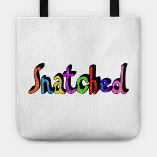 Snatched in Rainbow Colors Tote