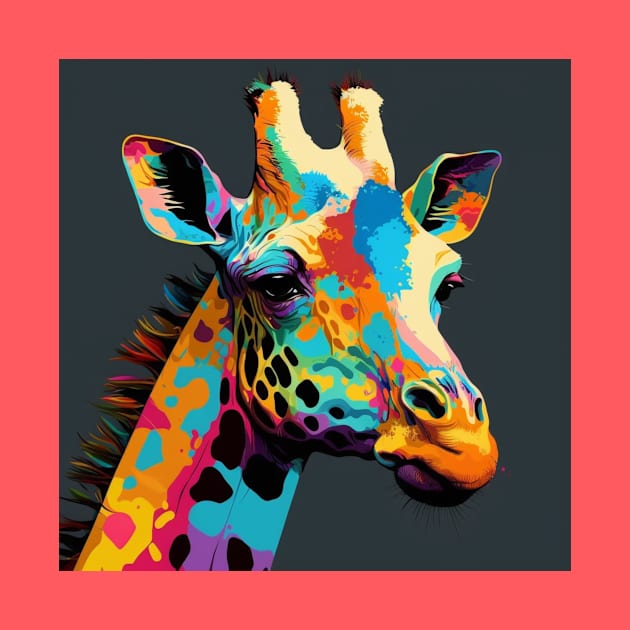 Pop Art Giraffe by Star Scrunch