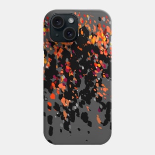 Burning Man Figure In Flames Phone Case