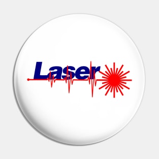 Laser sailing logo Pin