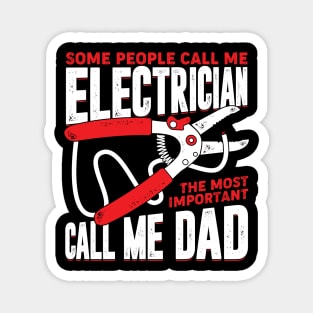 Electrician Dad Father Gift Magnet