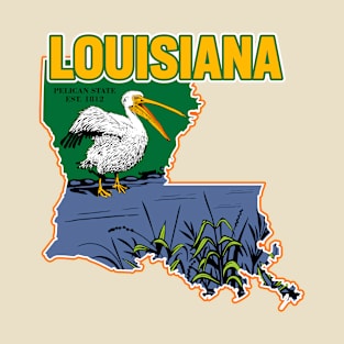 Louisiana and vintage T-Shirt