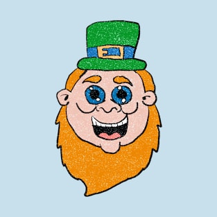 Vintage Happy Leprechaun Head 1 T-Shirt