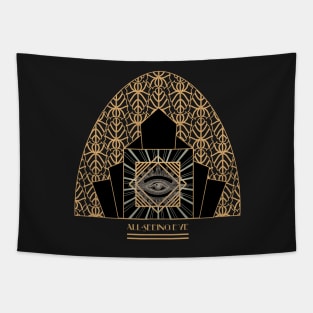 All Seeing-Eye - Art Deco Tapestry