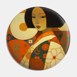 Asian Abstract Pin