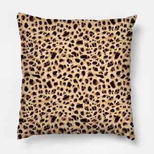 Leopard Fur Print Pattern Pillow