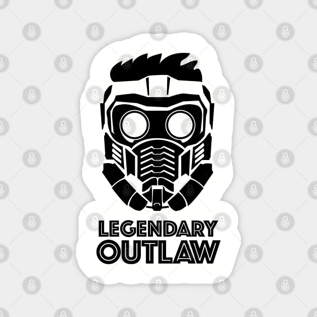 Star-Lord Legendary Outlaw in Black Magnet by Paranormal Punchers