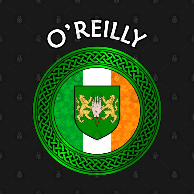 Irish Flag Shamrock Celtic Knot - O'Reilly by Taylor'd Designs