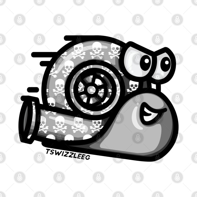 Turbo Snail - Rock On (Gray) by hoddynoddy