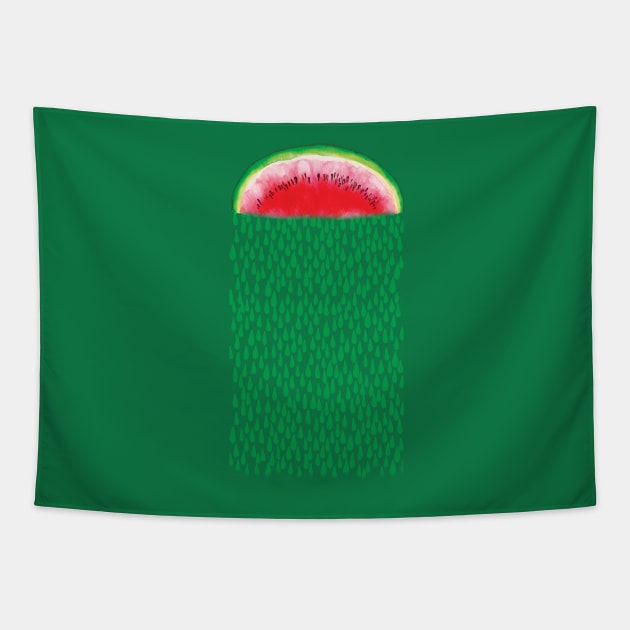 Watermelon Pattern Tapestry by AmandaDilworth