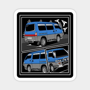 Jdm delica comic style 2 Magnet