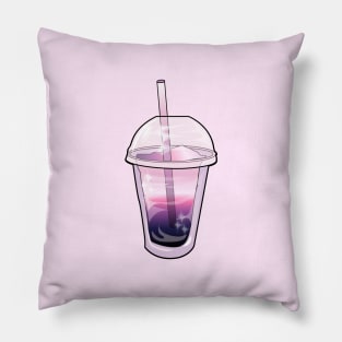 Pink drink / pastel pink aesthetic Pillow