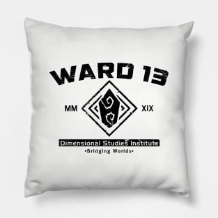 Ward 13 (Black) Pillow