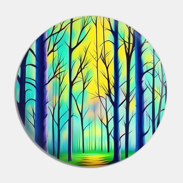 Beautiful Forest Pin by Sanzida Design