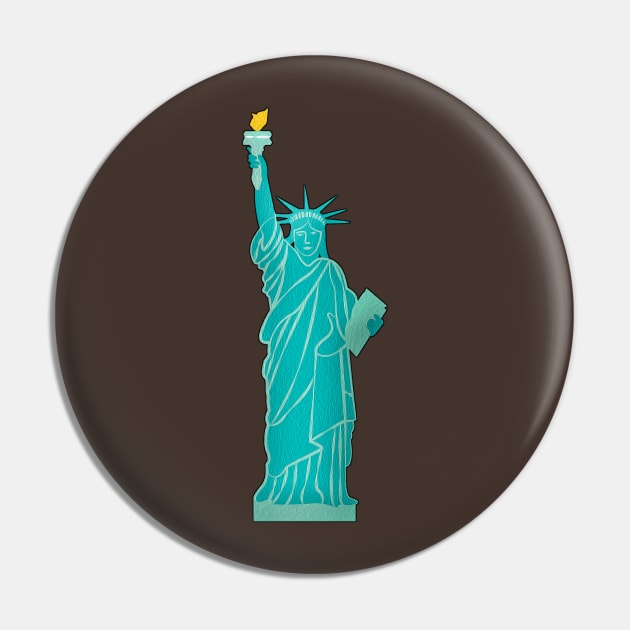 Lady Liberty Pin by whatwemade