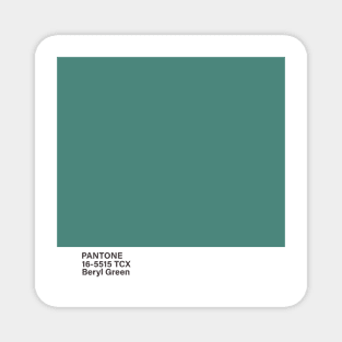 Pantone 16-5515 TCX Beryl Green Magnet