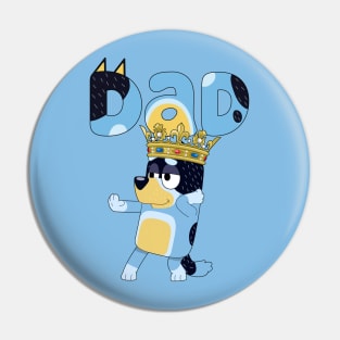 THE KING DAD Pin