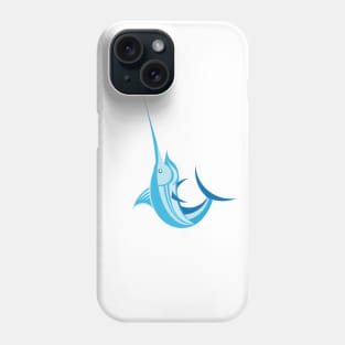 Blue Marlin Swordfish Logo Phone Case