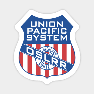 Union Pacific Oregon Short Line Railroad Old Style Logo Magnet