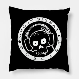 The Ghost Signal circle logo Pillow