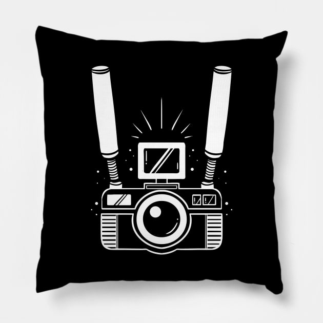 Camera pictures gift Pillow by OculusSpiritualis