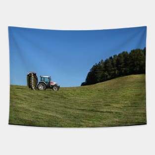 Hillside Mowing Tapestry