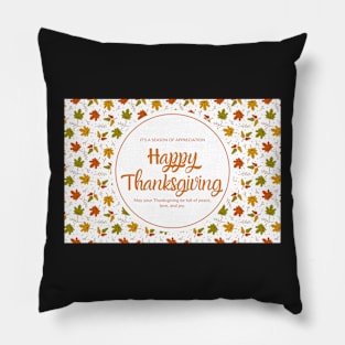 Happy Thanksgiving Card - 02 Pillow