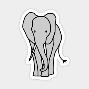 Big Grey Elephant Magnet