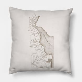 Delaware Map Pillow