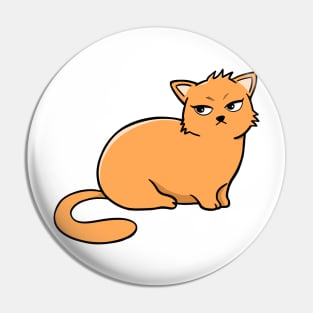 Orange Cat Pin