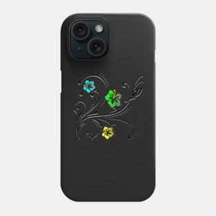 Flowers and Butterfly Phone Case