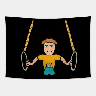 Gymnastic Rings Tapestry