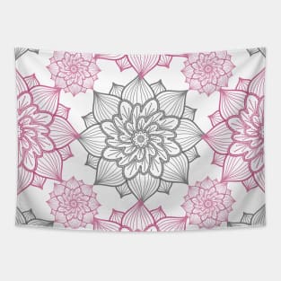 Flower Mandala Pattern Tapestry