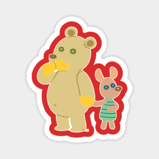 Bear and Pig Magnet