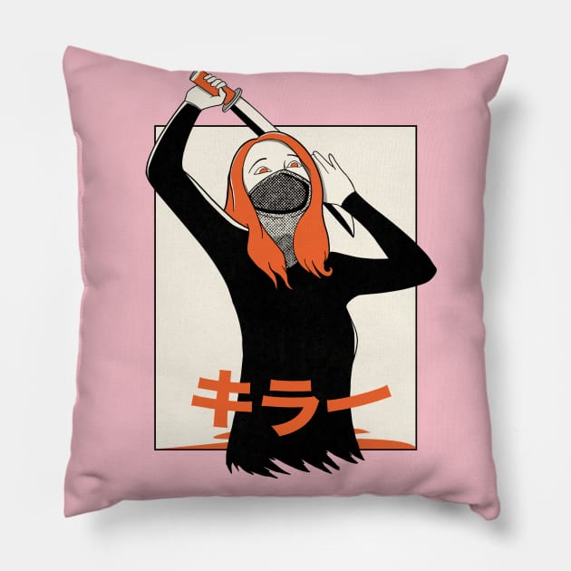 Kira, the Killer Pillow by The Graphicallist