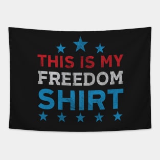 This Is My Freedom Shirt Tapestry