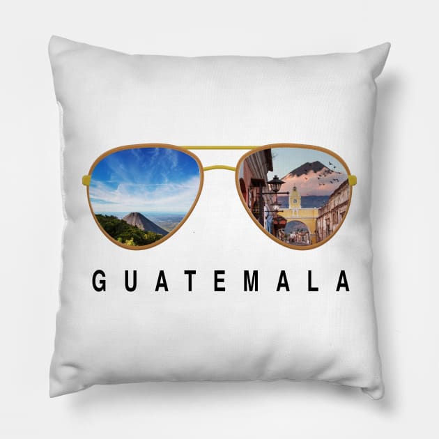 Guatemala Sunglasses Pillow by JayD World