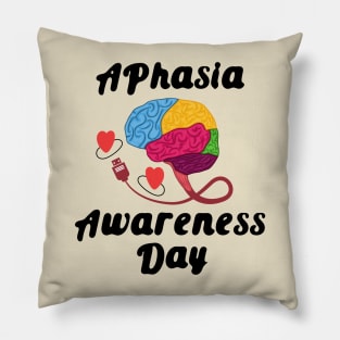 Global Aphasia Awareness Day Brain Workout For Aphasia Prevention with Brain Muscles Memory Pillow