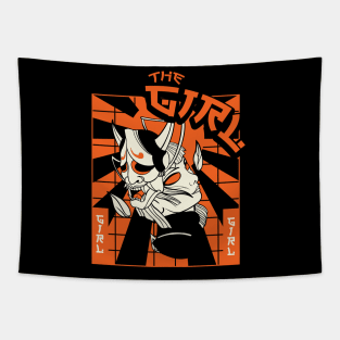 Geisha Girl Tapestry