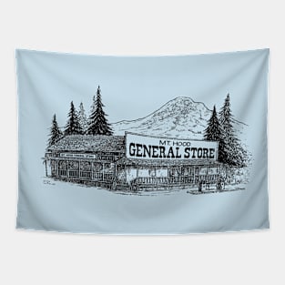 Old general store drawing Tapestry