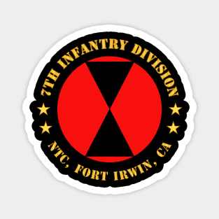 7th Infantry Division - NTC Fort Irwin CA Magnet